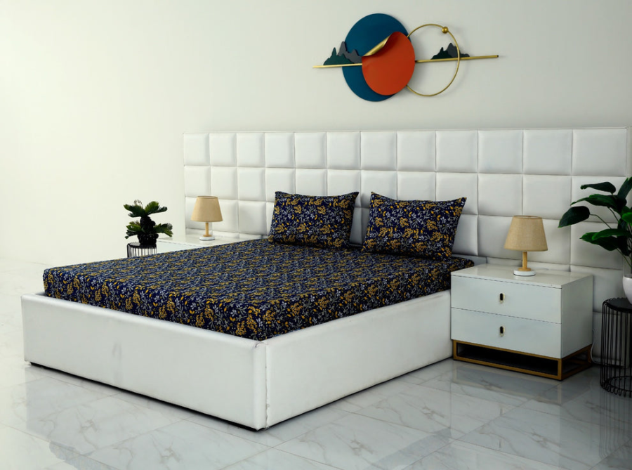 Fitted Bed Sheet-Daffodil - Image 3