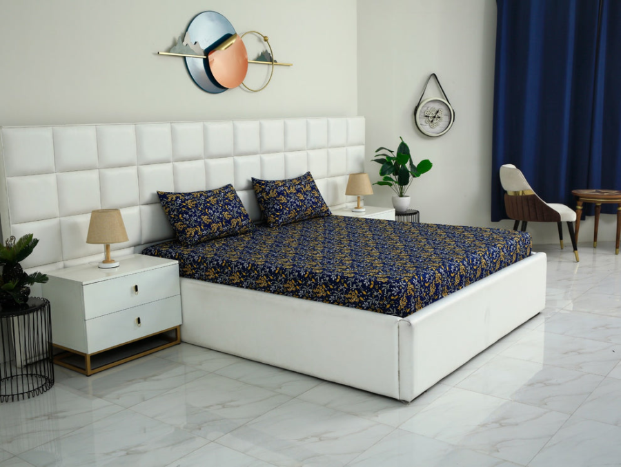 Fitted Bed Sheet-Daffodil - Image 2